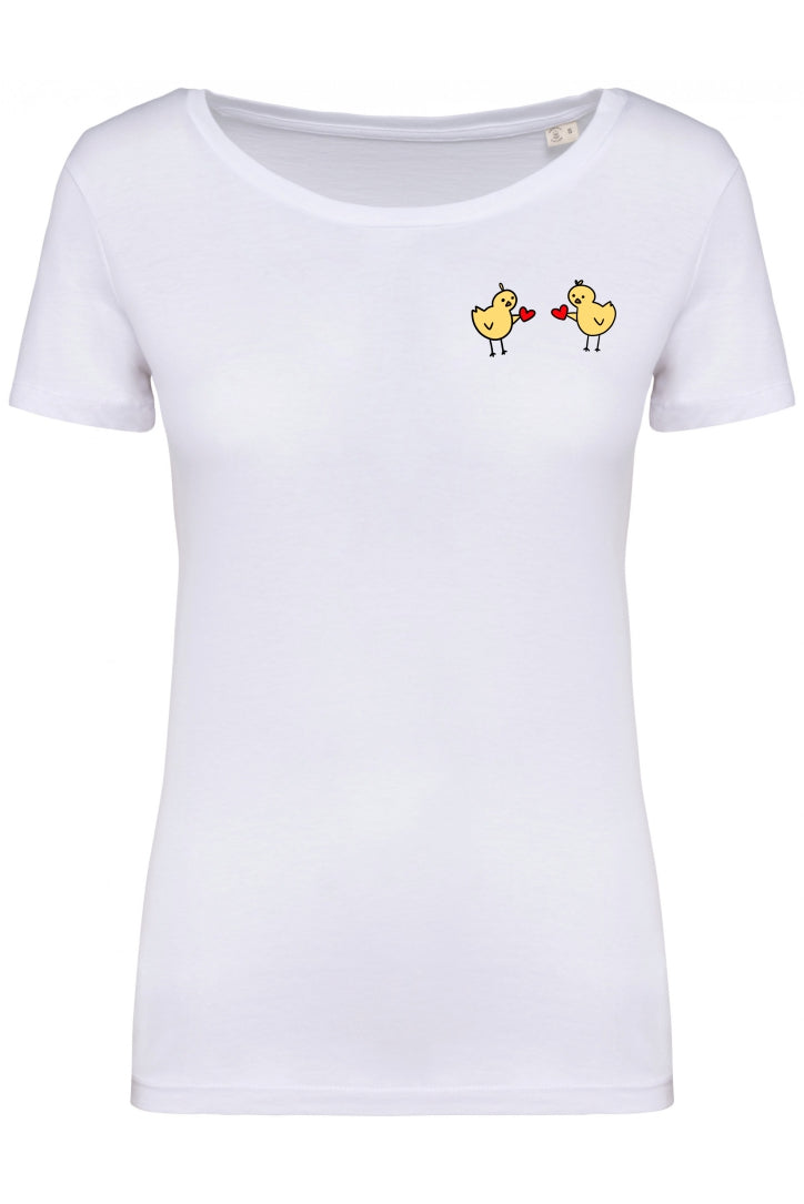 Tee-shirt Poussins Femme - Love