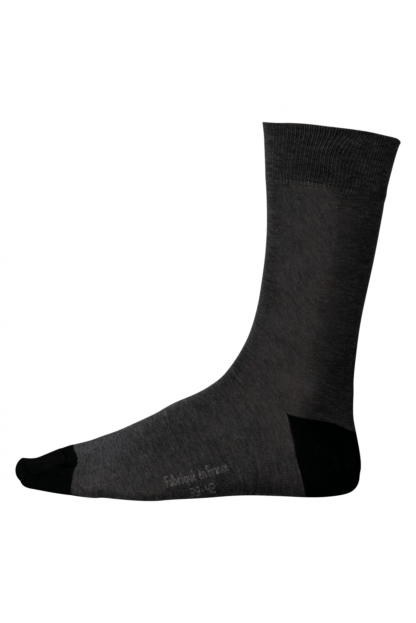 Chaussettes de ville mi-hautes coton mercerisé - Origine France