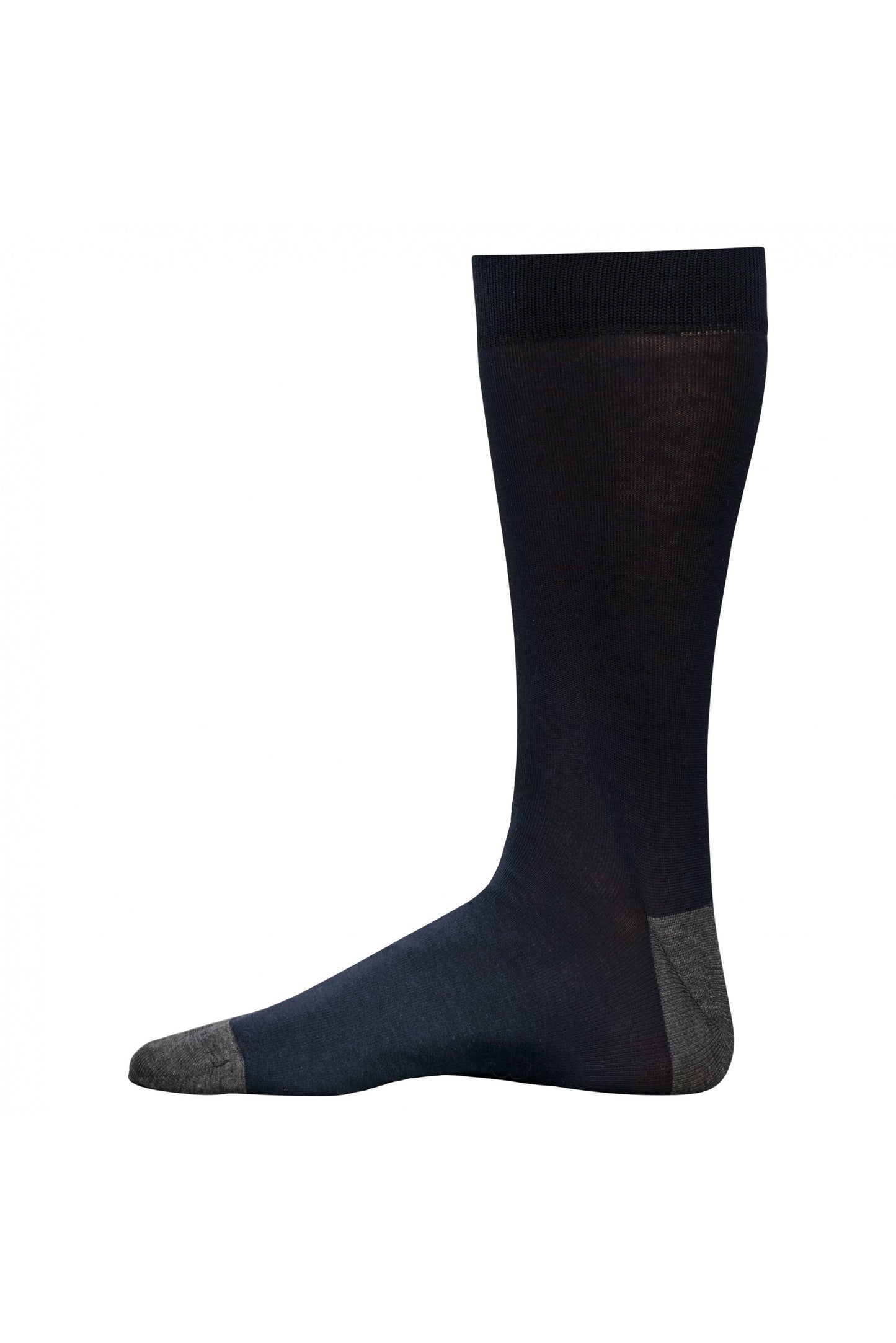 Chaussettes de ville mi-hautes coton mercerisé - Origine France