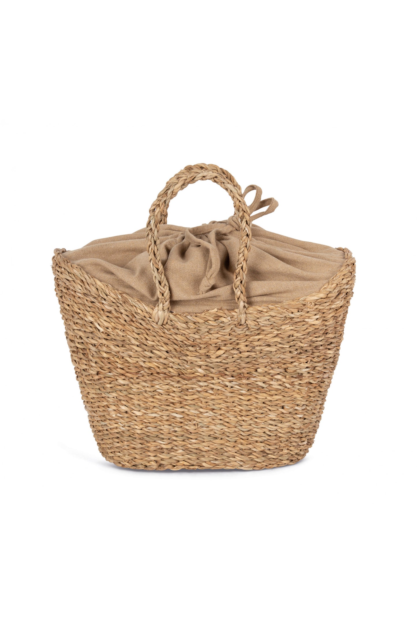 Sac panier demi-lune en jonc de mer - Spirit