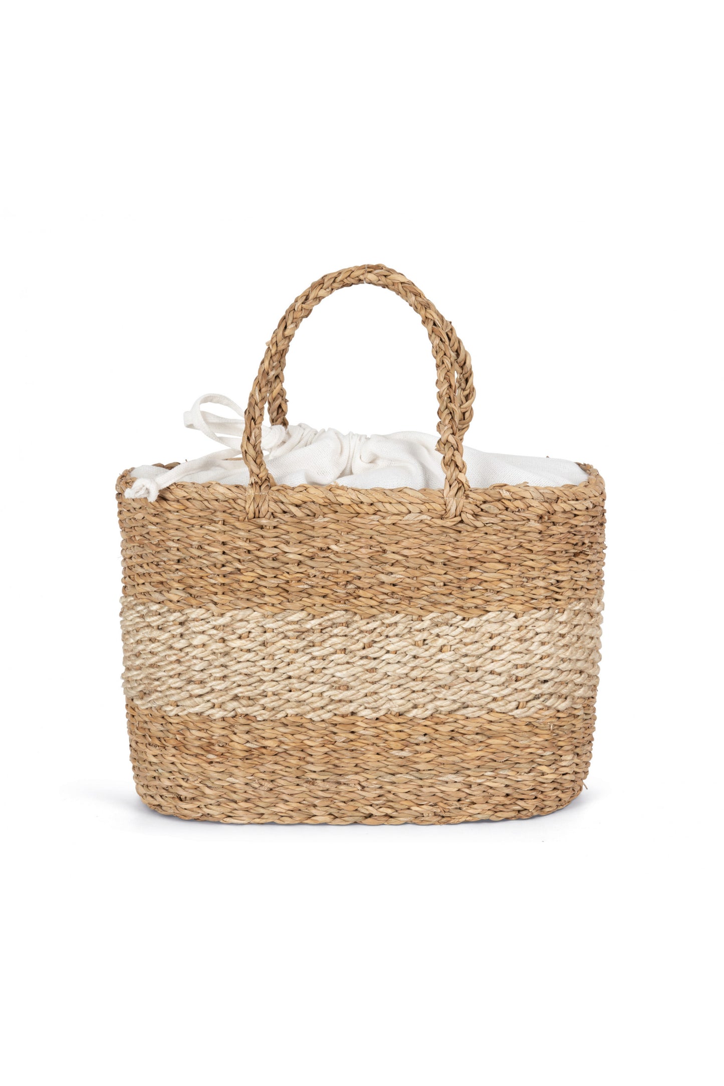 Sac panier en jute et jonc de mer - Spirit