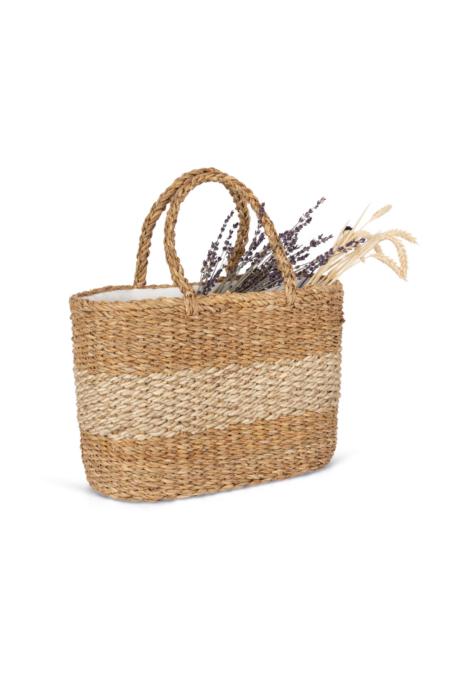 Sac panier en jute et jonc de mer - Spirit