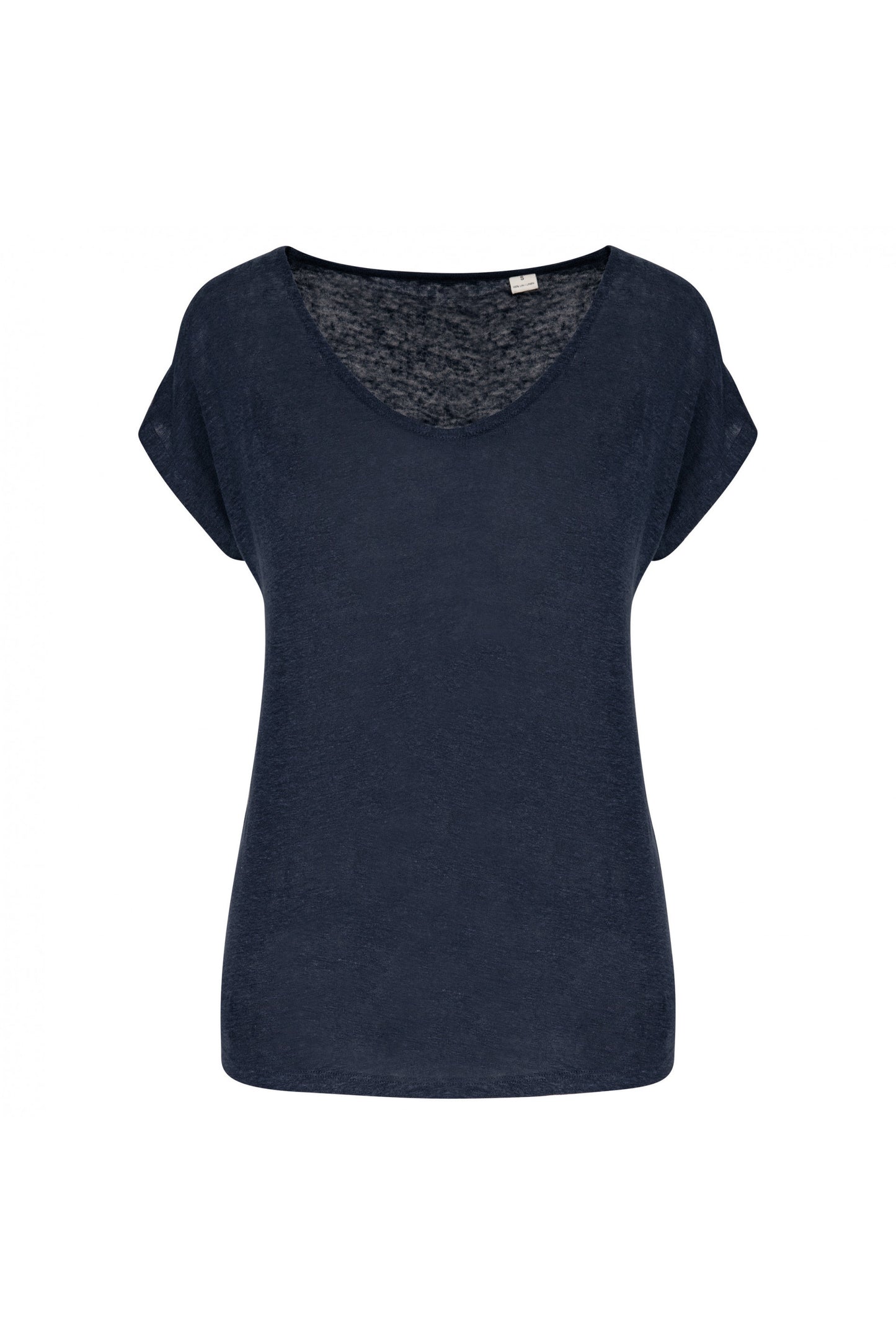T-shirt en lin col V femme - Spirit