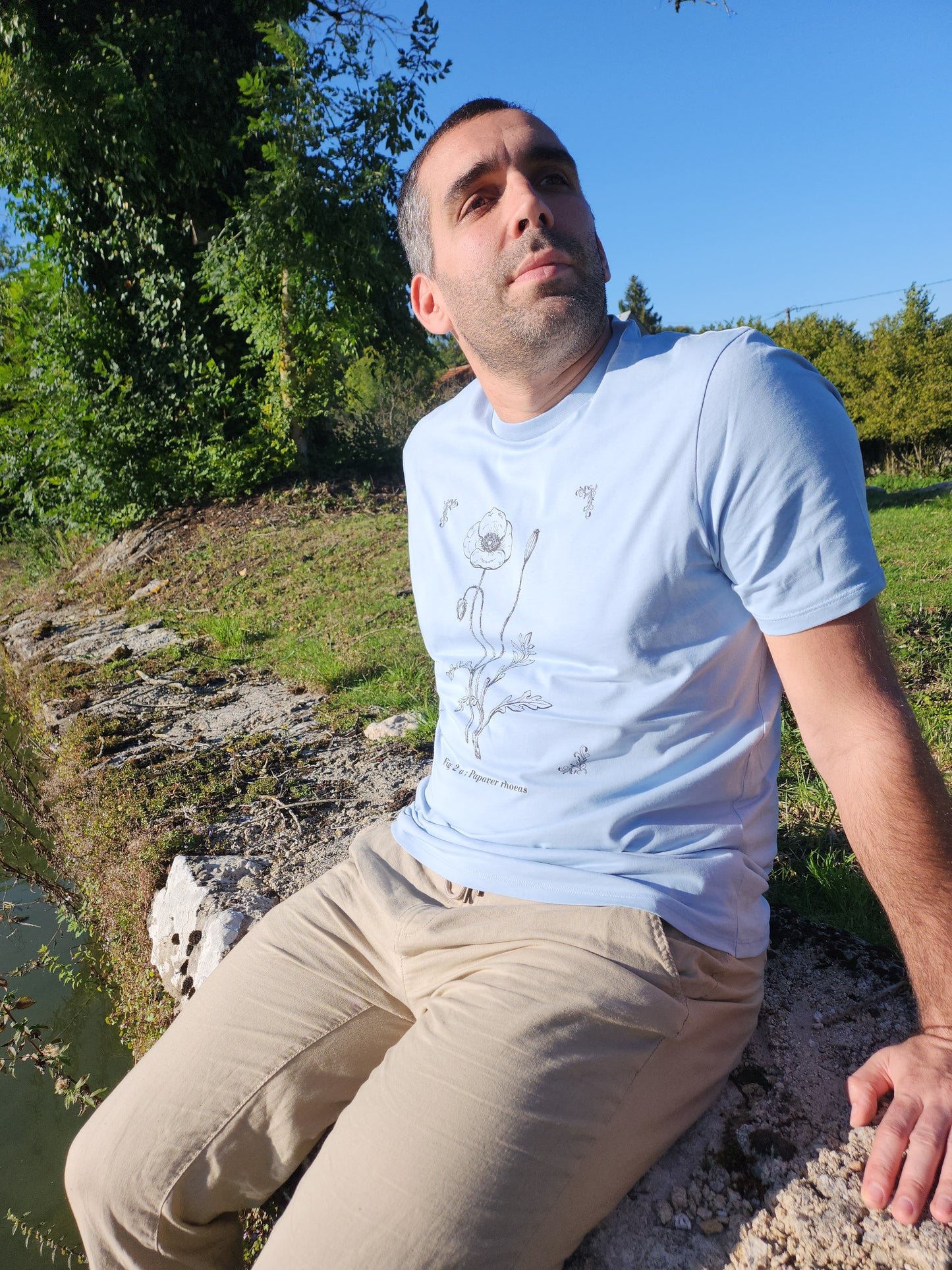 T-shirt écoresponsable - Papaver rhoeas