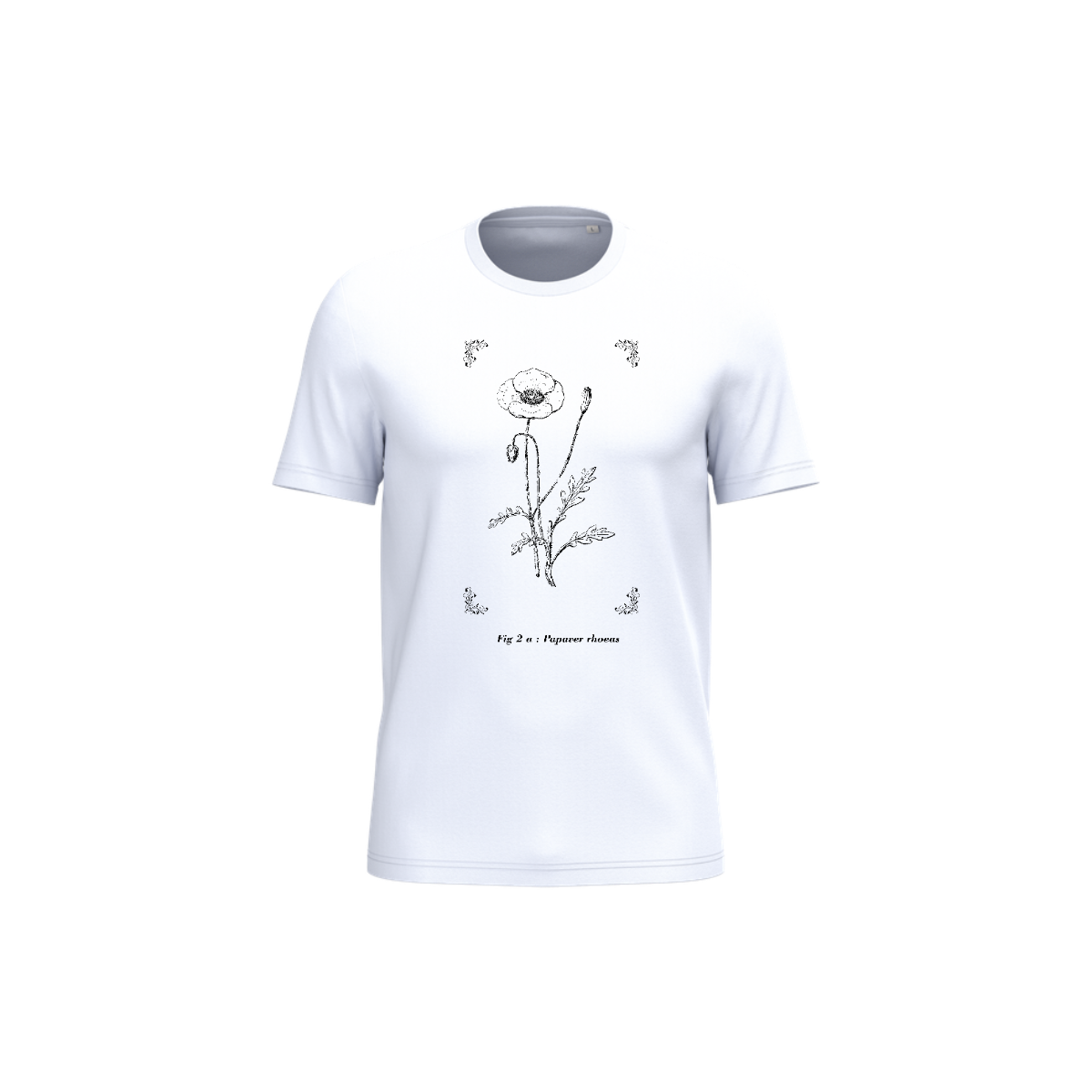 T-shirt écoresponsable - Papaver rhoeas