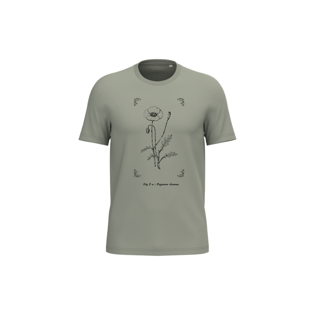 T-shirt écoresponsable - Papaver rhoeas