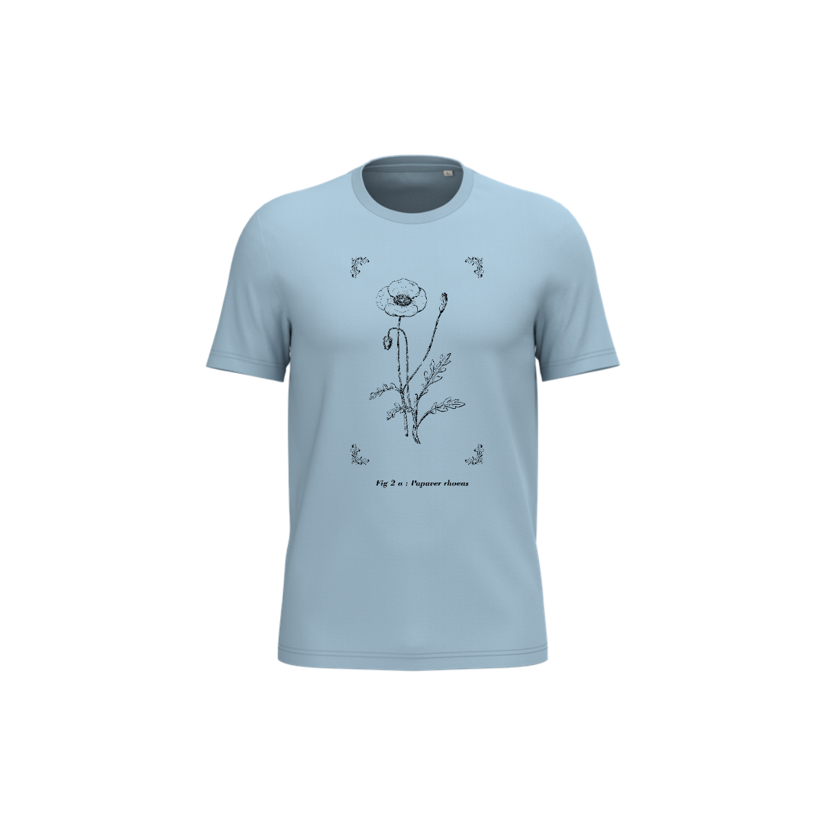 T-shirt écoresponsable - Papaver rhoeas