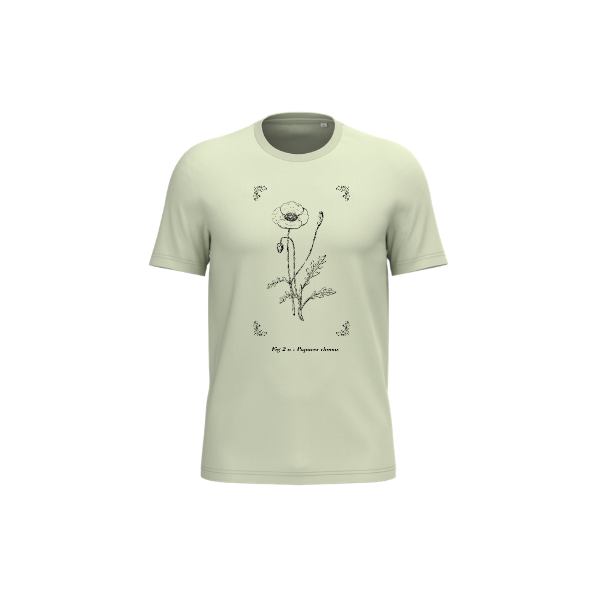 T-shirt écoresponsable - Papaver rhoeas