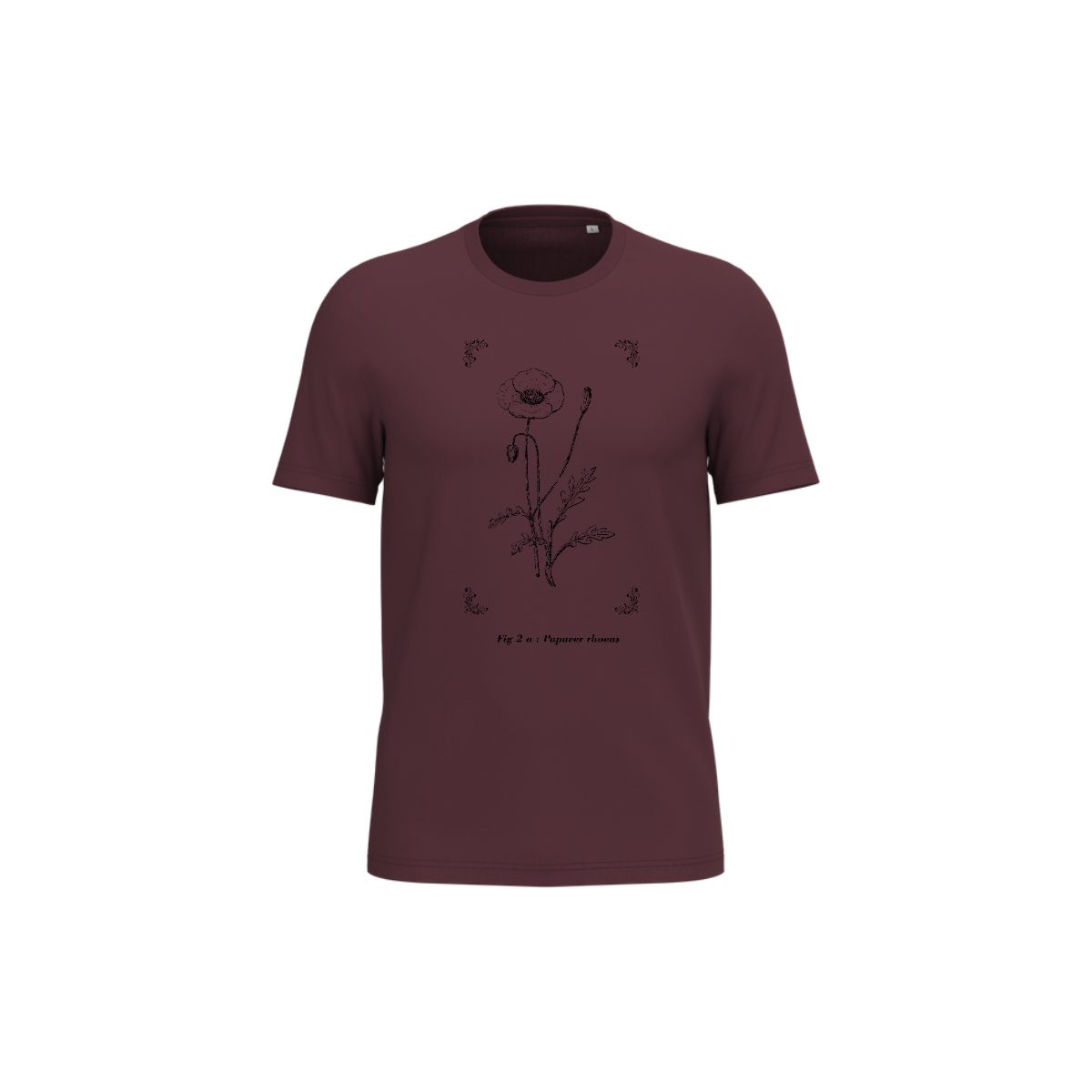 T-shirt écoresponsable - Papaver rhoeas