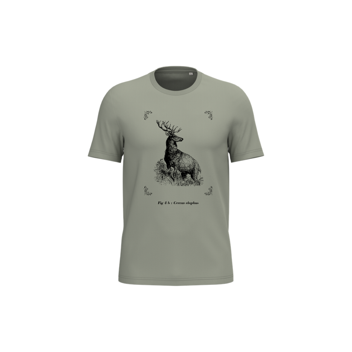 T-shirt écoresponsable - Cervus elaphus