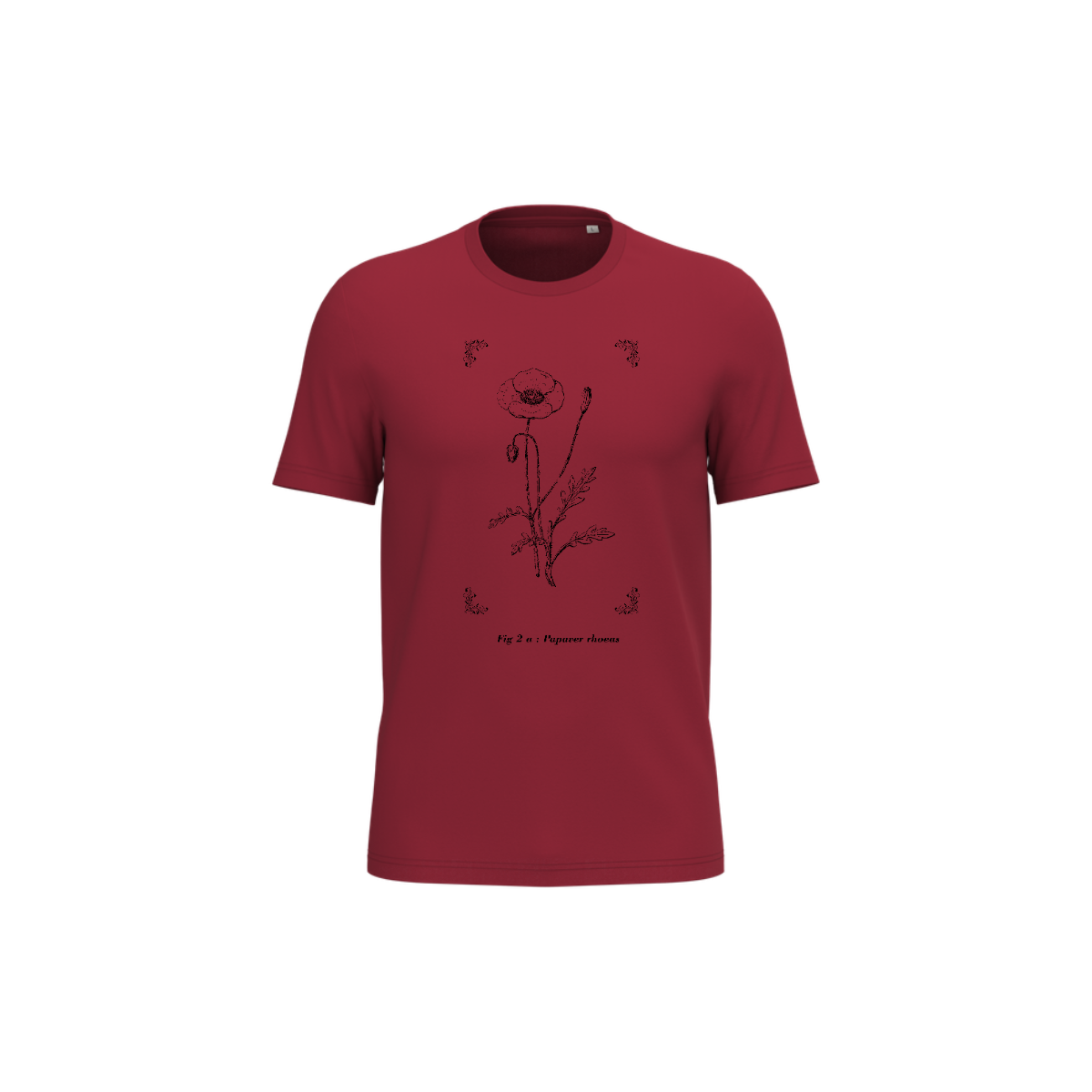 T-shirt écoresponsable - Papaver rhoeas