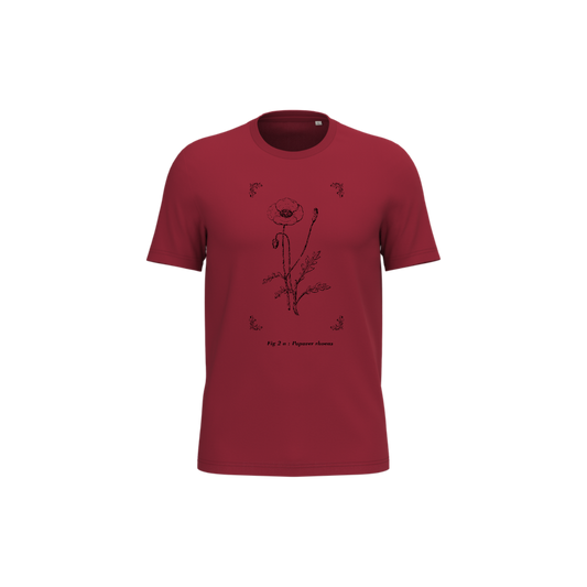 T-shirt écoresponsable - Papaver rhoeas