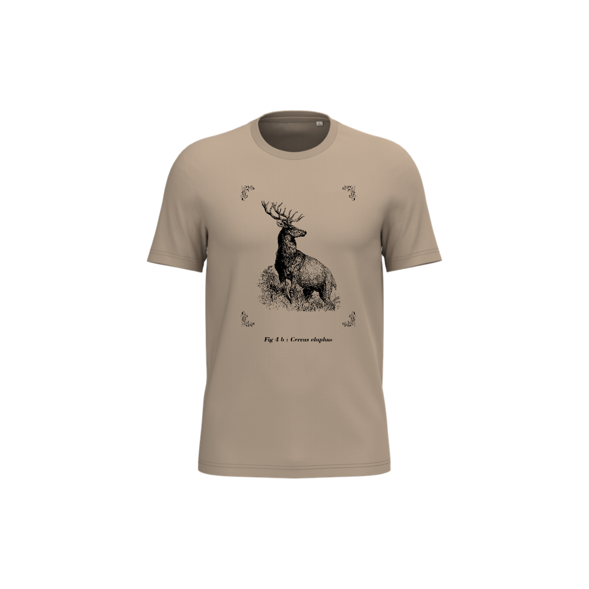 T-shirt écoresponsable - Cervus elaphus
