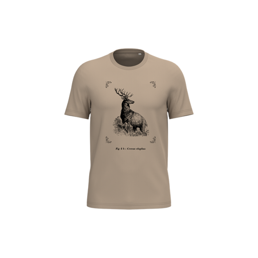 T-shirt écoresponsable - Cervus elaphus