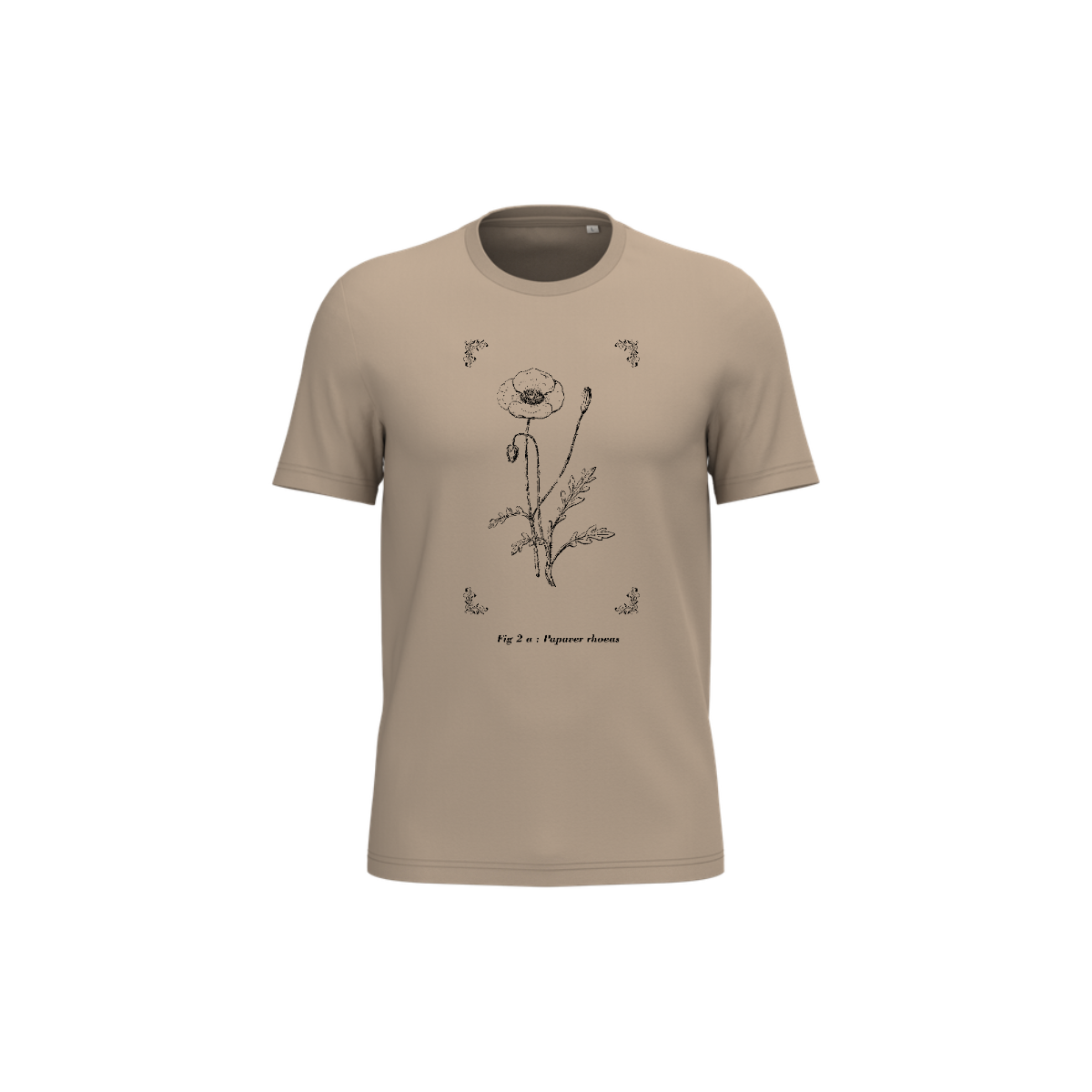 T-shirt écoresponsable - Papaver rhoeas