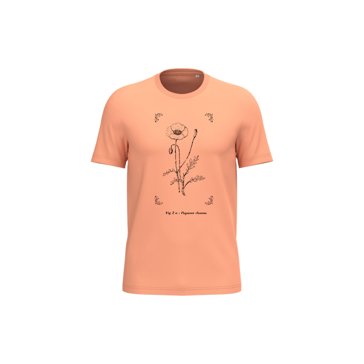 T-shirt écoresponsable - Papaver rhoeas