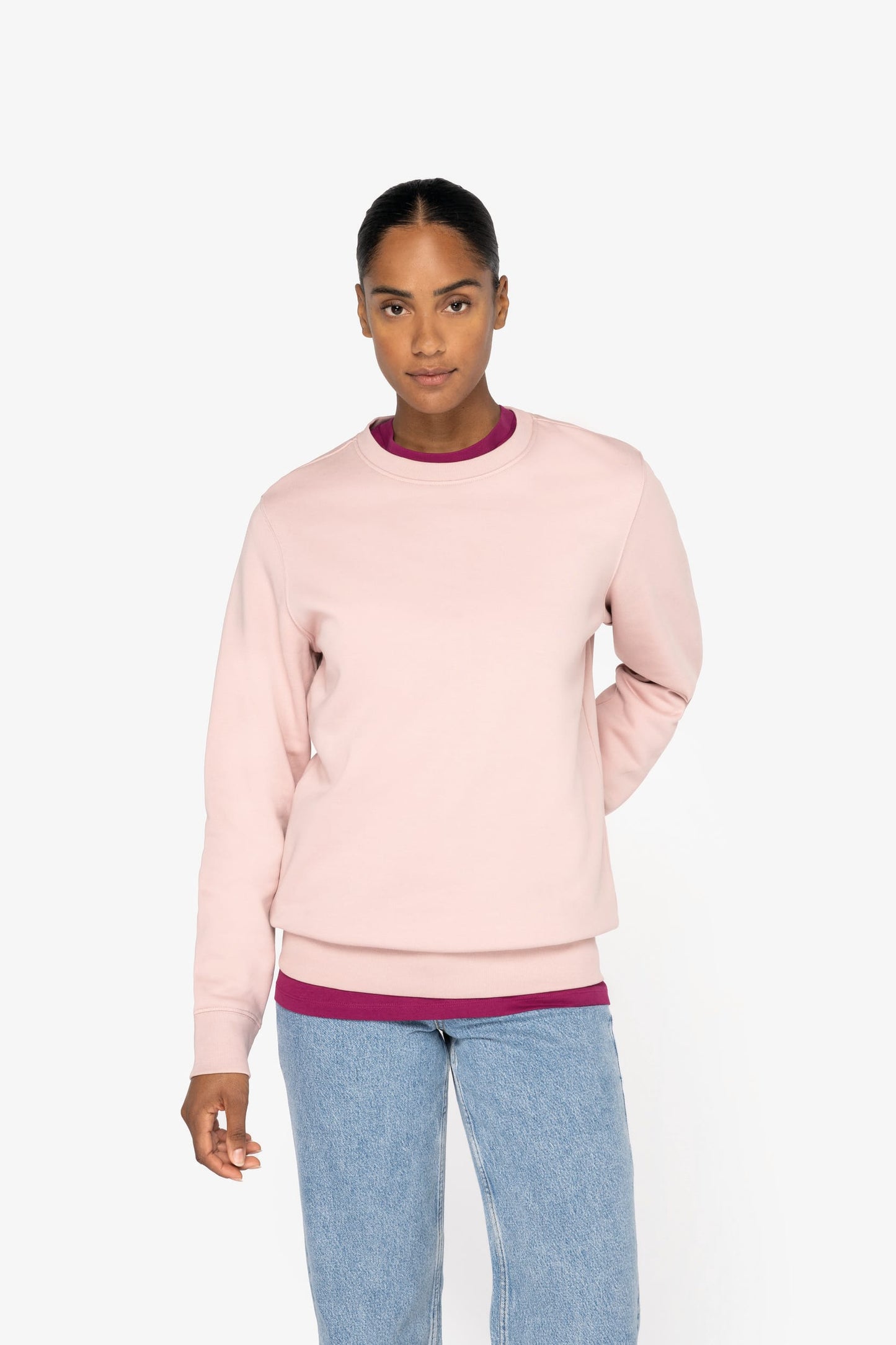 Sweat-shirt écoresponsable à col rond