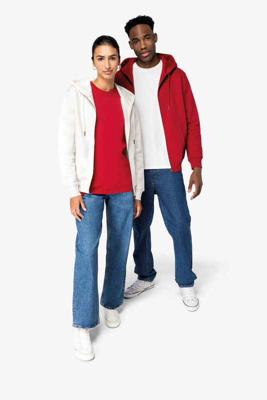 Sweat-shirt écoresponsable zippé à capuche