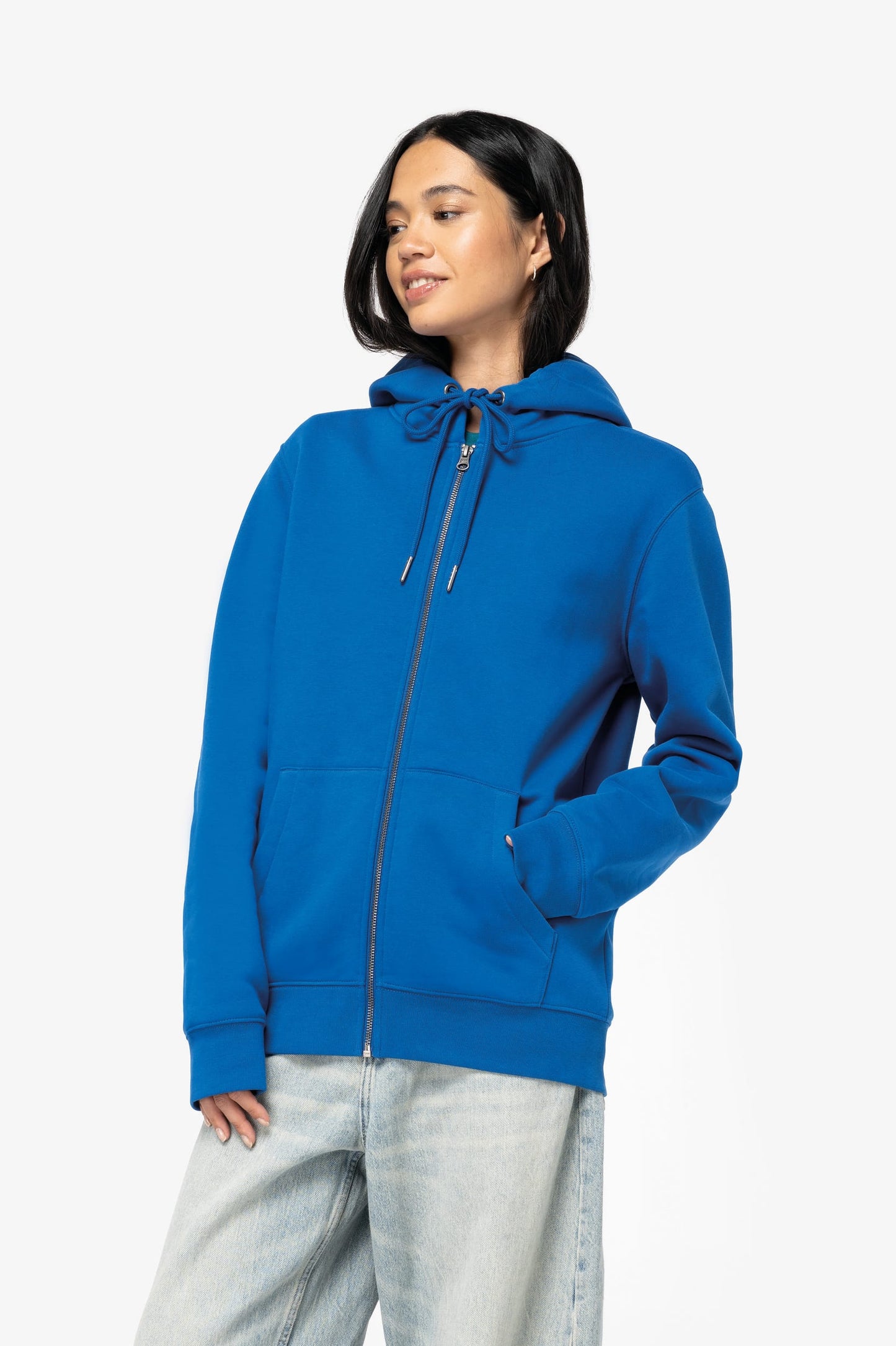 Sweat-shirt écoresponsable zippé à capuche