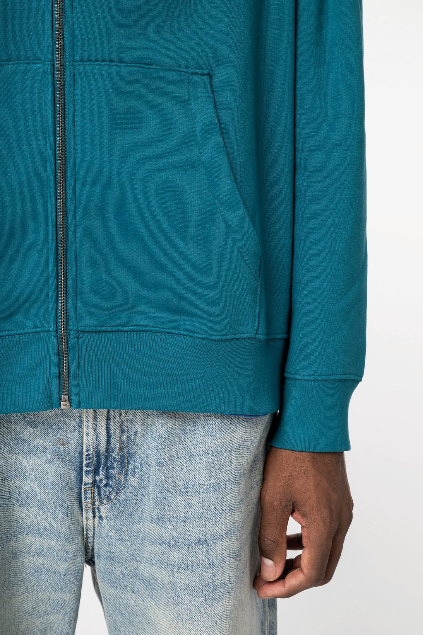 Sweat-shirt écoresponsable zippé à capuche