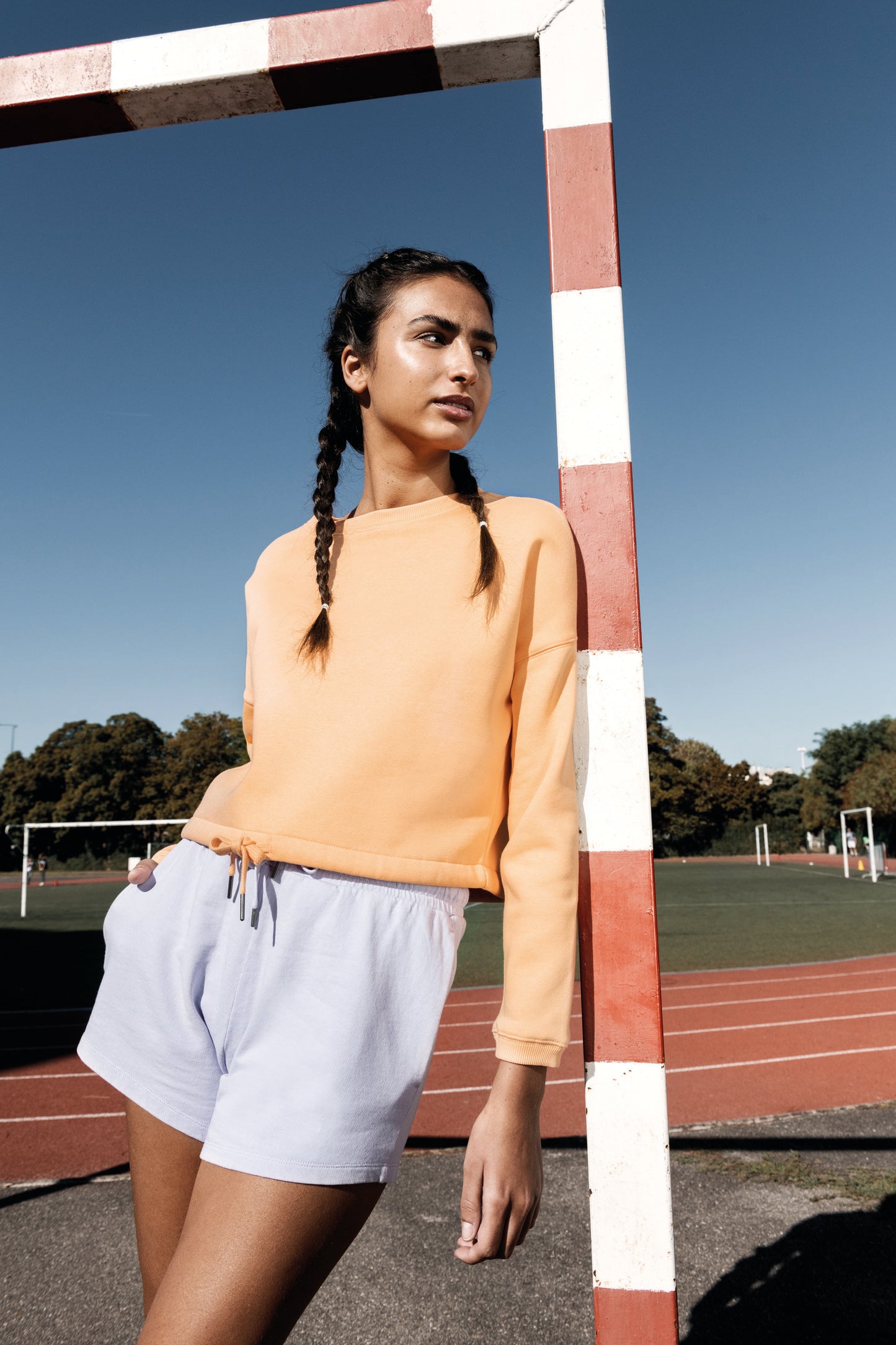 Sweat-shirt écoresponsable à col rond oversize