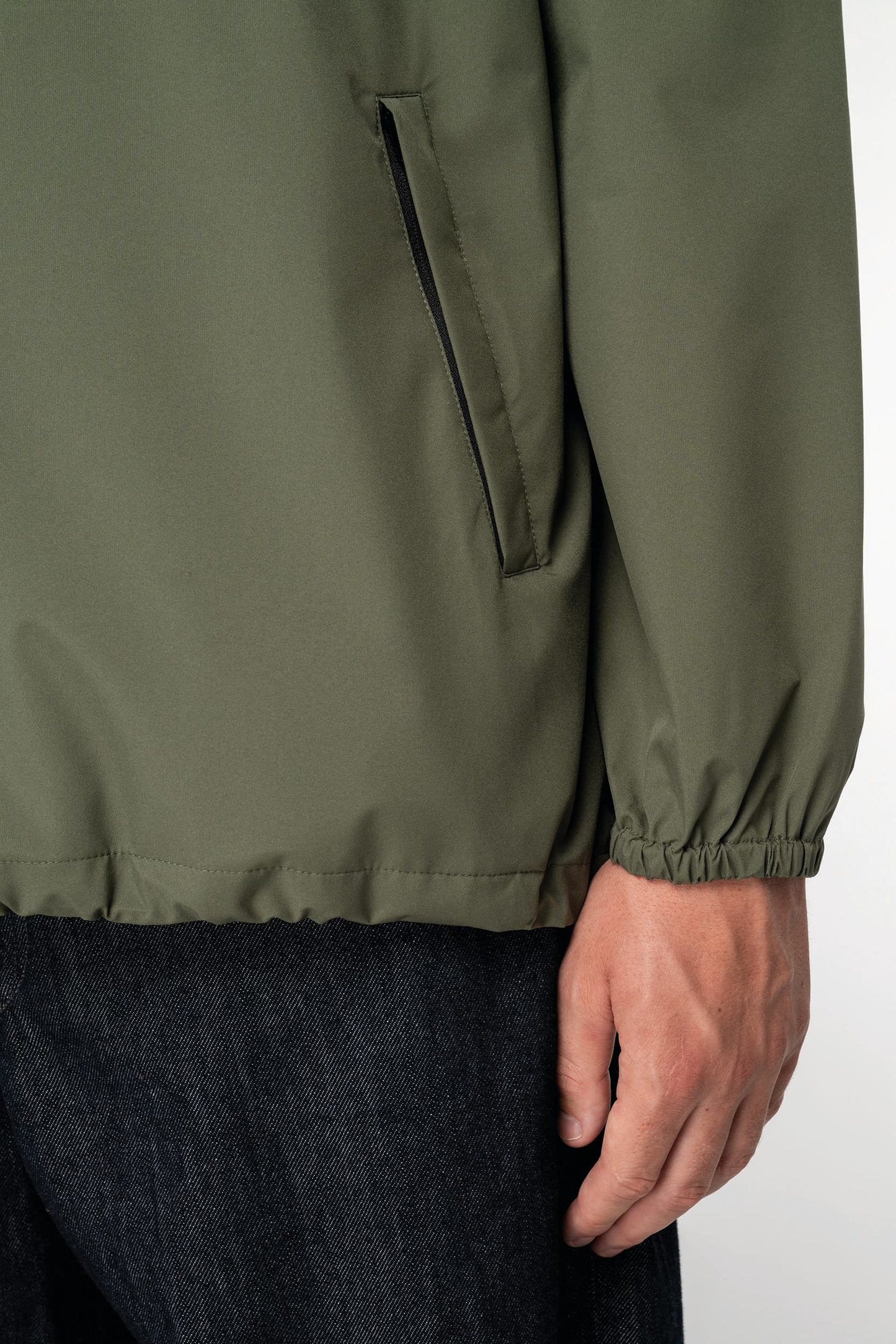 Veste coupe-vent imperméable écoresponsable