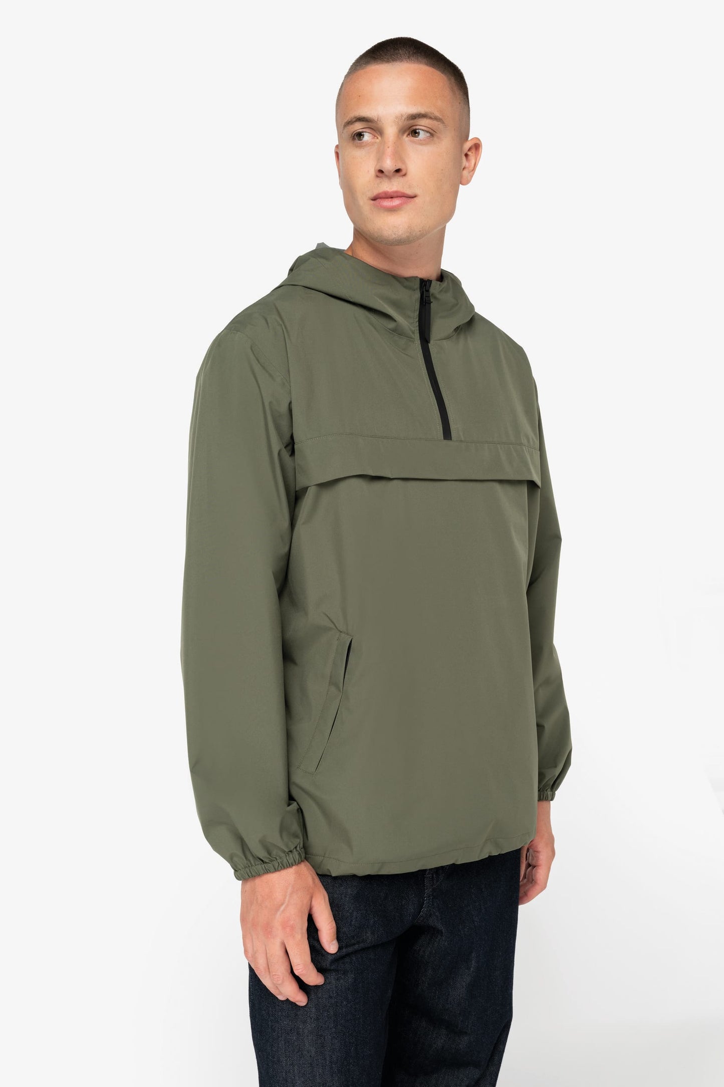 Veste coupe-vent imperméable écoresponsable