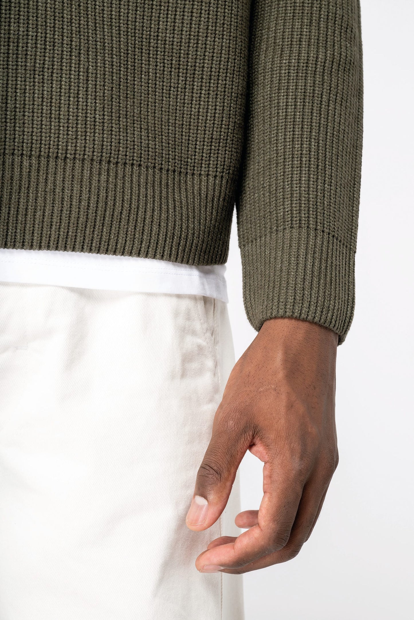 Pull à grosses mailles