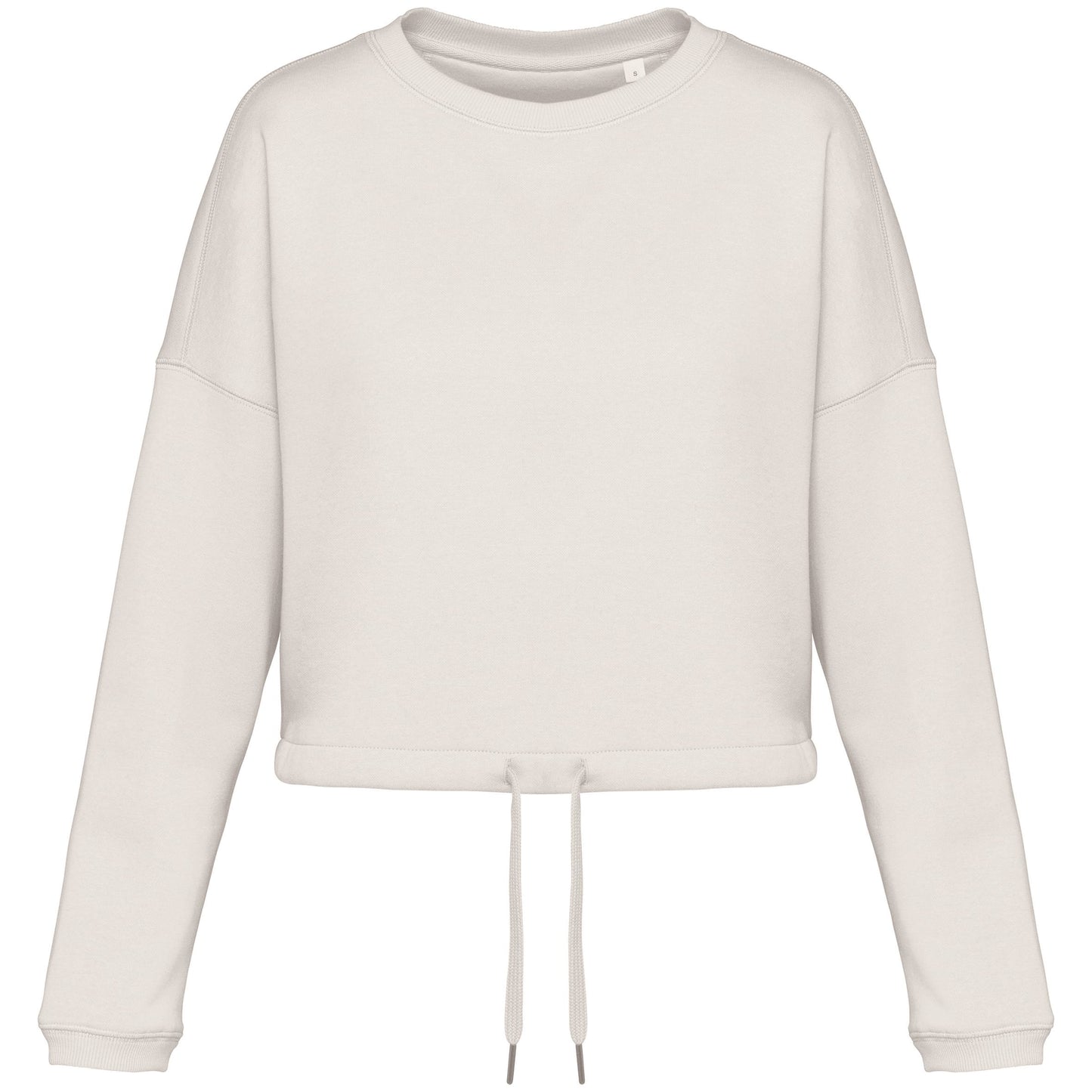 Sweat-shirt écoresponsable à col rond oversize