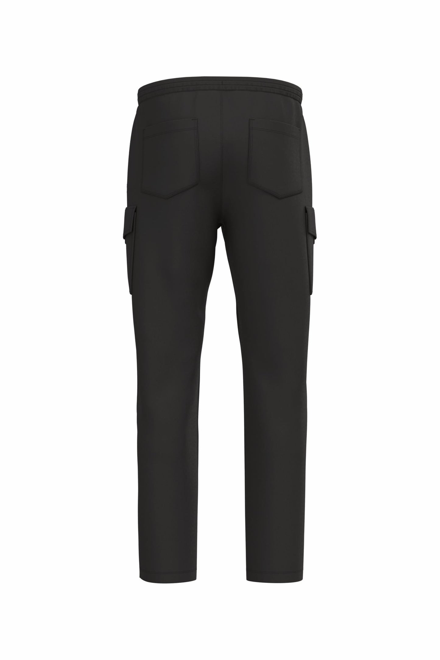 Pantalon cargo écoresponsable délavé French Terry