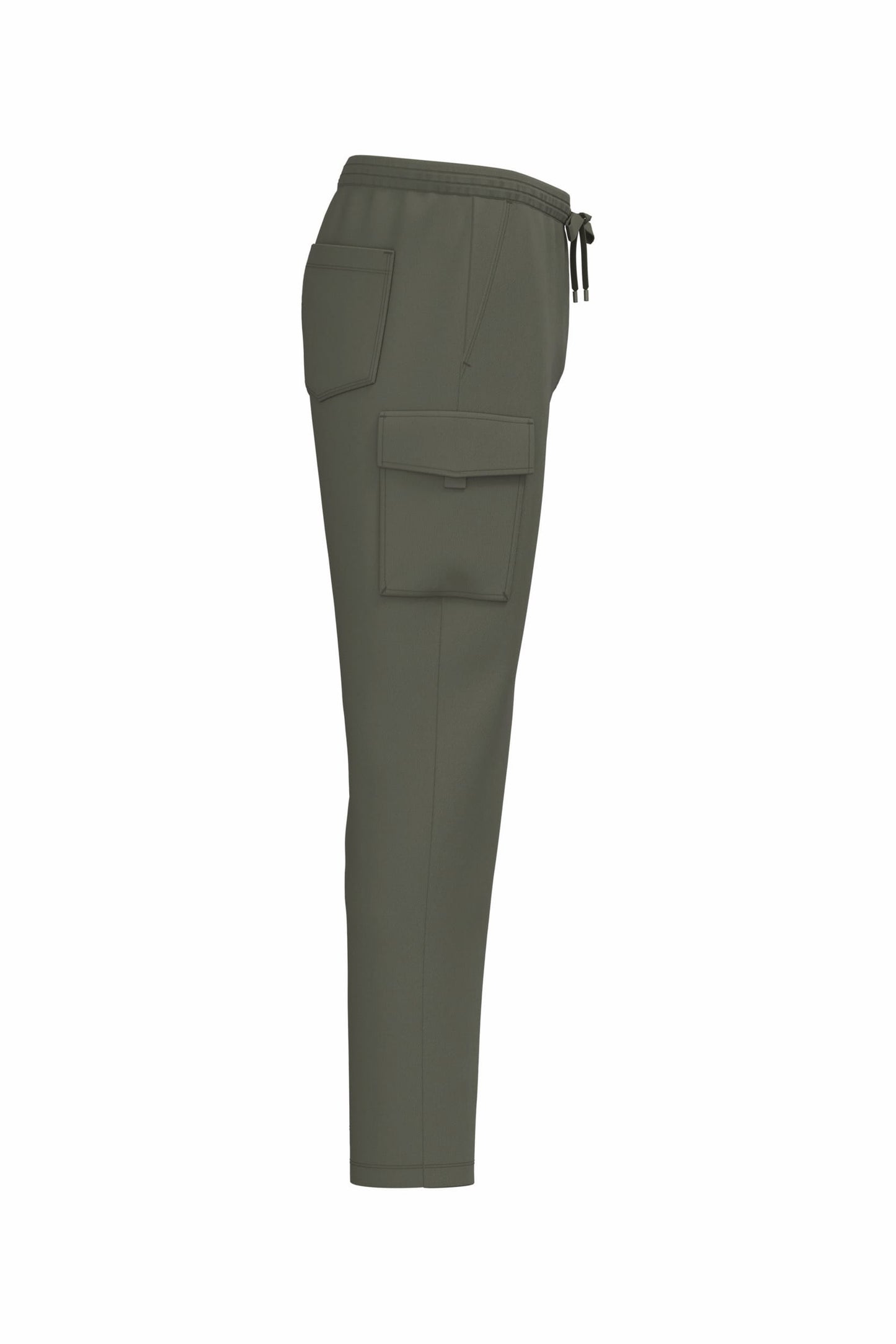 Pantalon cargo écoresponsable délavé French Terry