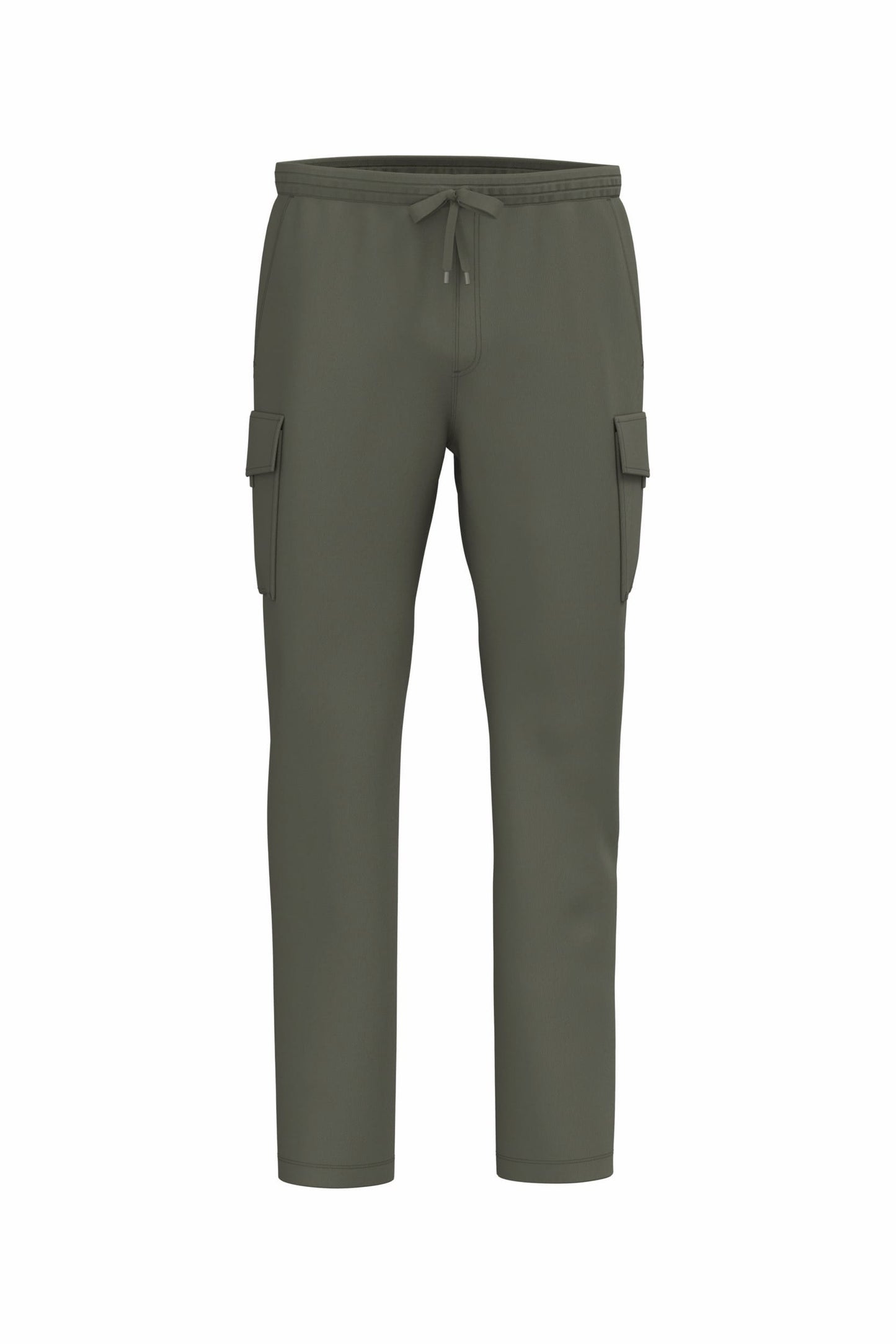 Pantalon cargo écoresponsable délavé French Terry