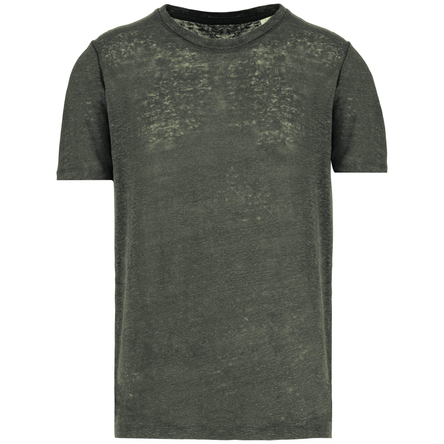 T-shirt en lin col rond