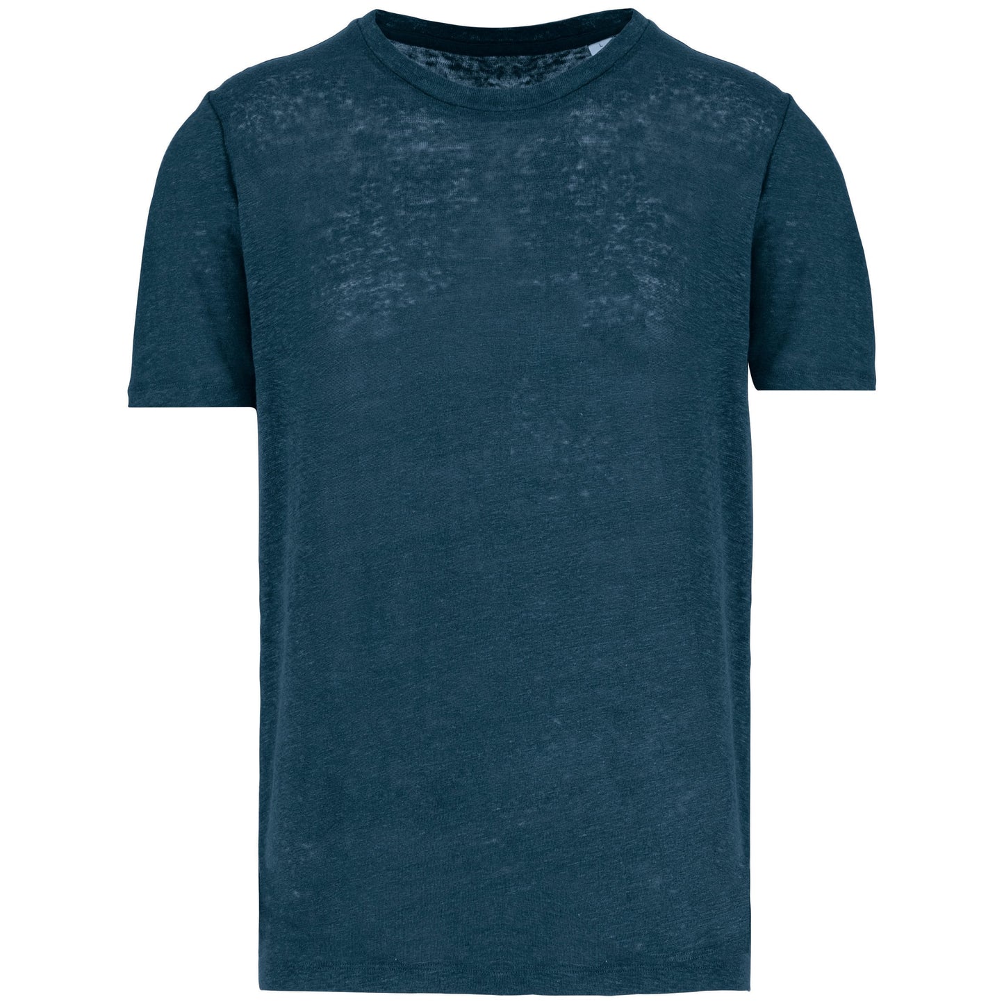 T-shirt en lin col rond