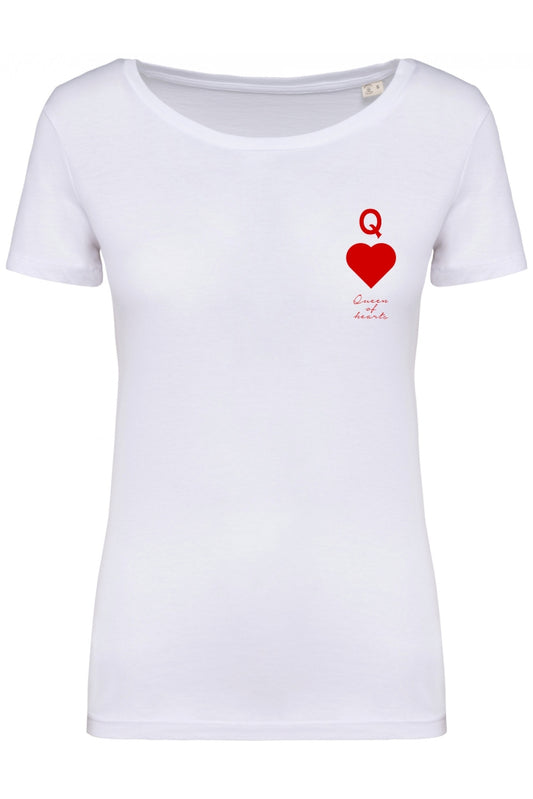 Tee-shirt Queen of Hearts Femme - Love