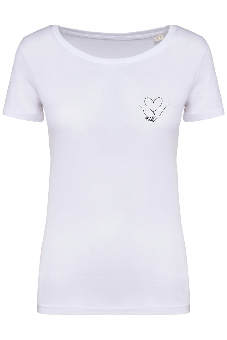 Tee-shirt Mains Femme - Love