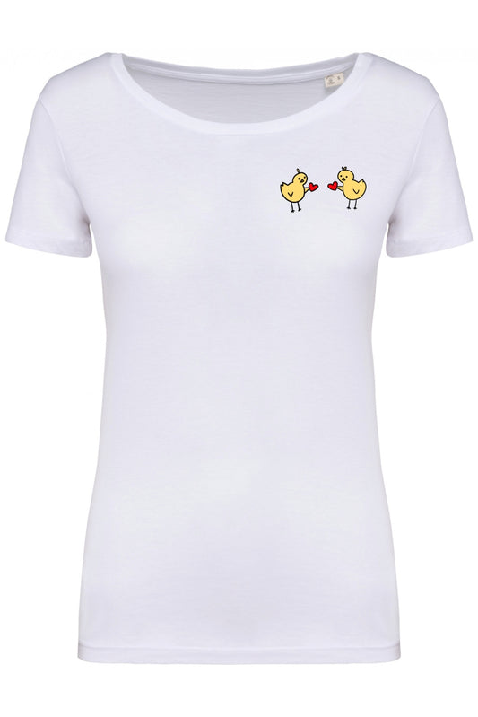 Tee-shirt Poussins Femme - Love